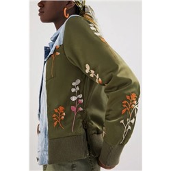 Chaqueta híbrida denim bomber