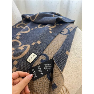 Двусторонний кашемировый шарф   GUCC*I