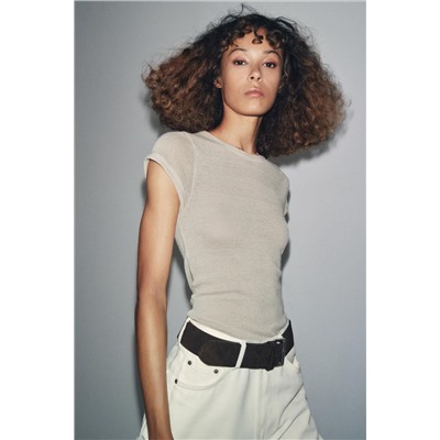 WOOL SHORT SLEEVE T-SHIRT