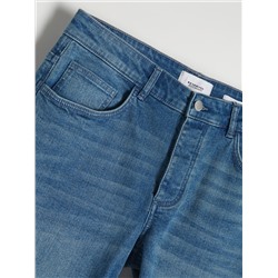 Shorts aus Denim im Slim-Fit