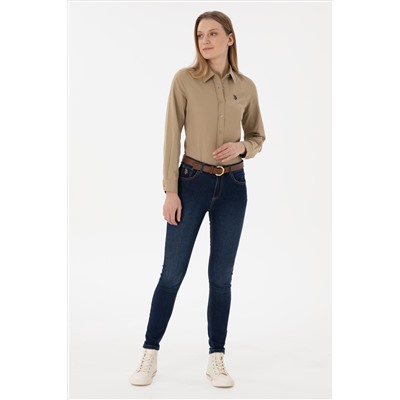 Kadın Mavi Skinny Fit Jean Pantolon