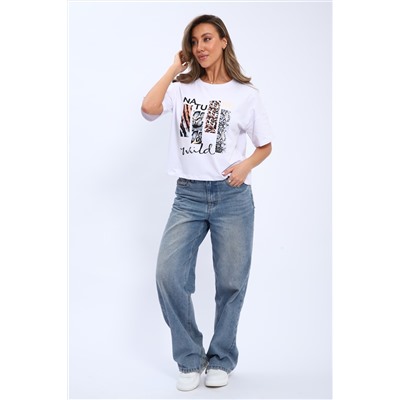 Футболка женская Modellance c принтом 32077