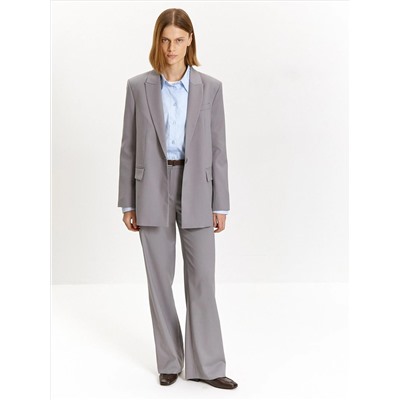 Однобортный жакет из костюмной шерсти, ML780/peter