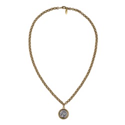 Кулон Афродита (монета 2.5см; античное золото, античное серебро) 60см, Есть комплект