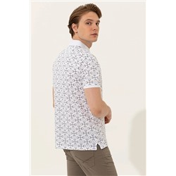 Erkek Beyaz Polo Yaka Tişört