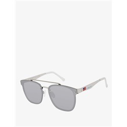MEN'S DOUBLE BRIDGE METAL SQUARE SUNGLASSES