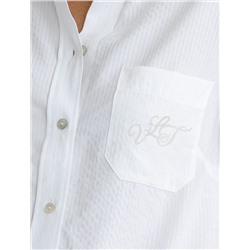 Блузка с кулиской по низу из вискозы