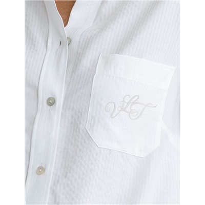 Блузка с кулиской по низу из вискозы