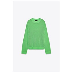 STRAIGHT PLAIN KNIT SWEATER