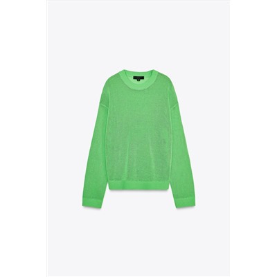 STRAIGHT PLAIN KNIT SWEATER