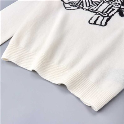 Женский модный жаккардовый свитер с длинными рукавами  МАКС МАР*А