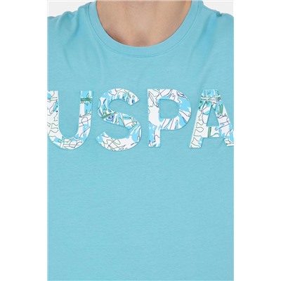 Erkek Turkuaz Bisiklet Yaka Tişört