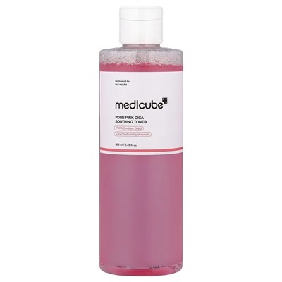 Успокаивающий тонер с ПДРН и центеллой  Medicube, PDRN Pink Cica Soothing Toner, 8.45 fl oz (250 ml)