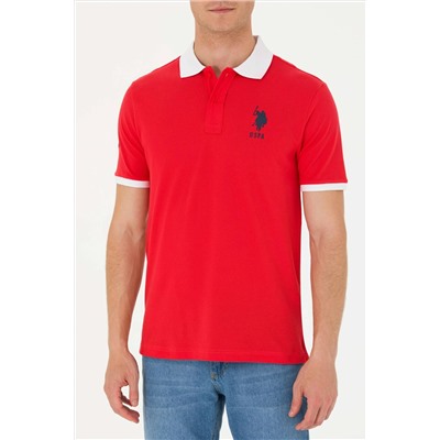 Erkek Kırmızı Polo Yaka Tişört