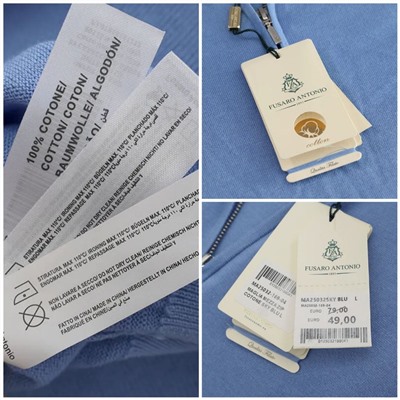 Мужской свитер с воротником стойкой  FUSAR*O ANTONI*O