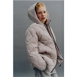 LIGHTWEIGHT RUBBERISED PUFFER COAT