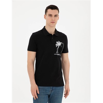 Siyah Slim Fit Tişört