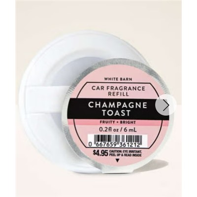 Champagne Toast Car Fragrance Refill