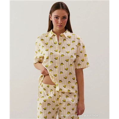 Camisa amarilla de algodón Madame Chill