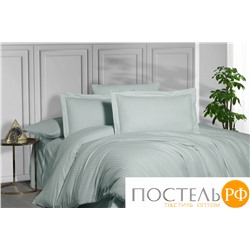 Постельное белье "Карвен" Stripe Satin семейное N 164-SS 013 mint/ментоловый