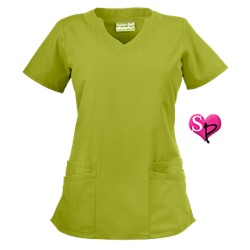 Butter-Soft Scrubs by UA™ Women's Scallop Neck Top
