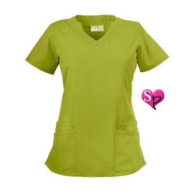 Butter-Soft Scrubs by UA™ Women's Scallop Neck Top