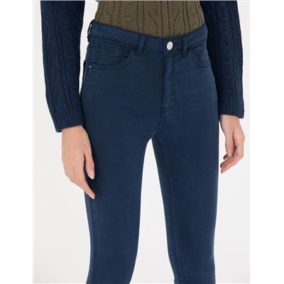 Lacivert Skinny Fit Pantolon