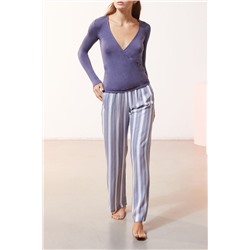 Хэнни футболка цвета индиго