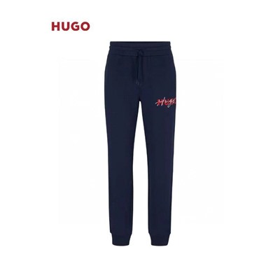 Мужские штаны джоггеры с логотипом-принтом  БОС*С