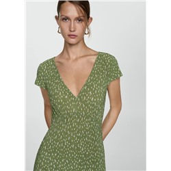 Vestido estampado textura