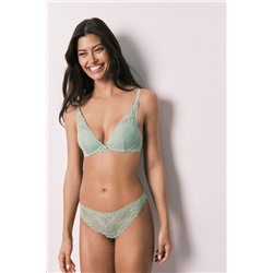 Braga clásica encaje verde