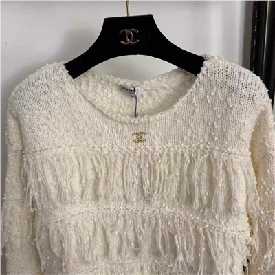 Женский свитер с кисточками   Chane*l