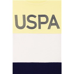 Erkek Çocuk Açık Sarı Bisiklet Yaka Tişört