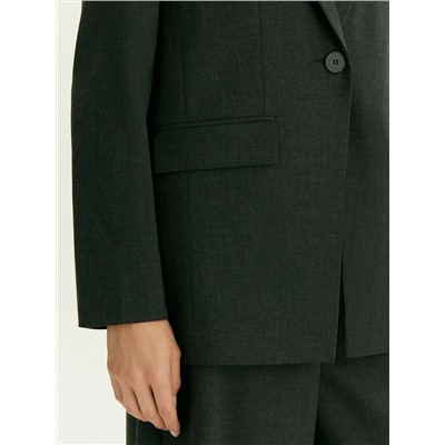 Однобортный жакет с разрезом на спине, ML758/spirit