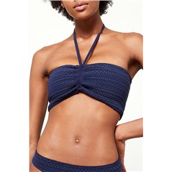 Sujetador de biquini Smock Azul marino