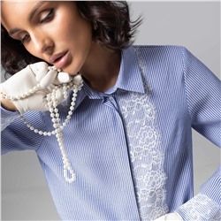 Блуза комбинированная с кружевом, Совершенство по умолчанию