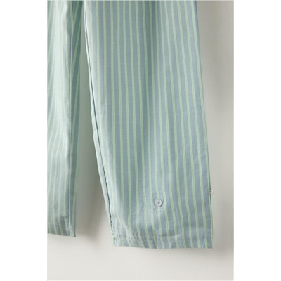 6-14 YEARS/ STRIPED T-SHIRT AND TROUSERS PYJAMAS