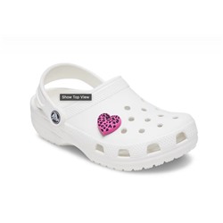 PURPLE CHEETAH PRINT HEART