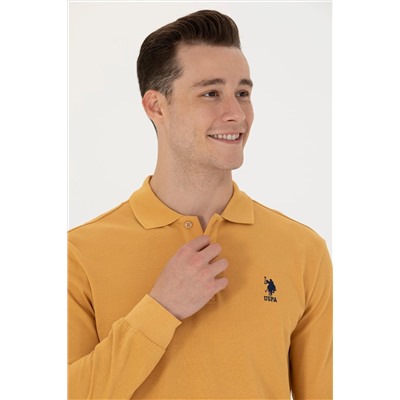 Erkek Hardal Basic Sweatshirt