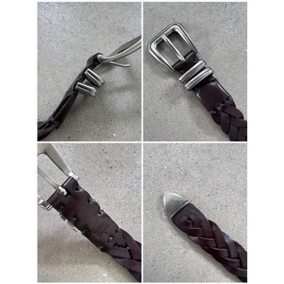 Эксклюзивный, модный плетеный ремень  Brunell*o Cucinell*i