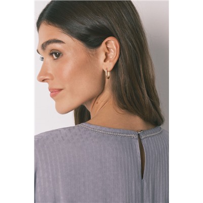 Vestido caftán viscosa gris