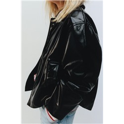 FAUX LEATHER JACKET
