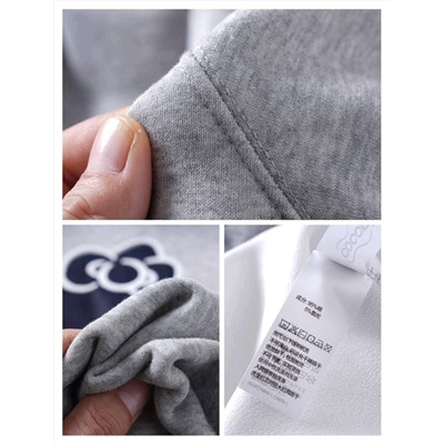 Теплый женский свитшот с толстой флисовой изнанкой  Hell*o Kitt*y