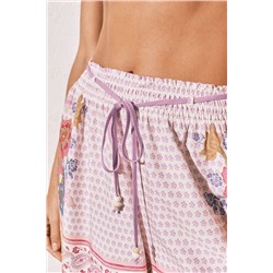 Pantalón corto  estampado multicolor