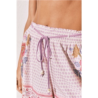 Pantalón corto  estampado multicolor