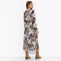 Платье на подкладе, Летящие мгновения (grey)