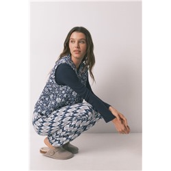 Pantalón largo estampado boho