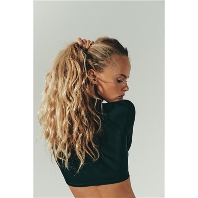 POLYAMIDE CROP T-SHIRT