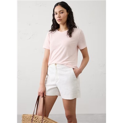Linen-Blend T-Shirt