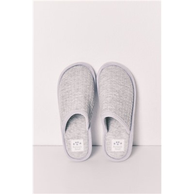 Zapatillas casa gris y violeta